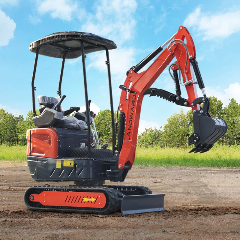 Farm Use Excavators 1600kg Agricultural CE EPA Small Digger China Mini Crawler Mini Excavator 1ton 1.2 ton customized For Sale ﻿