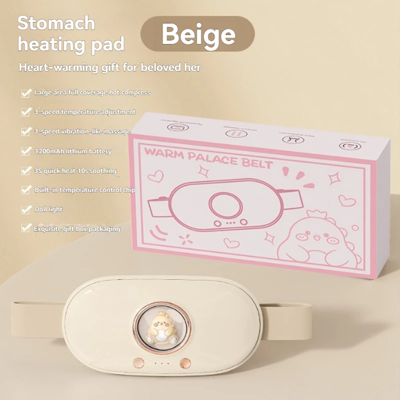 

Menstrual Warm Mat Massage Belt for Girls Heating Warm Uterine Belt for Menstrual Period Abdominal Massage Warm Patch Menstrual