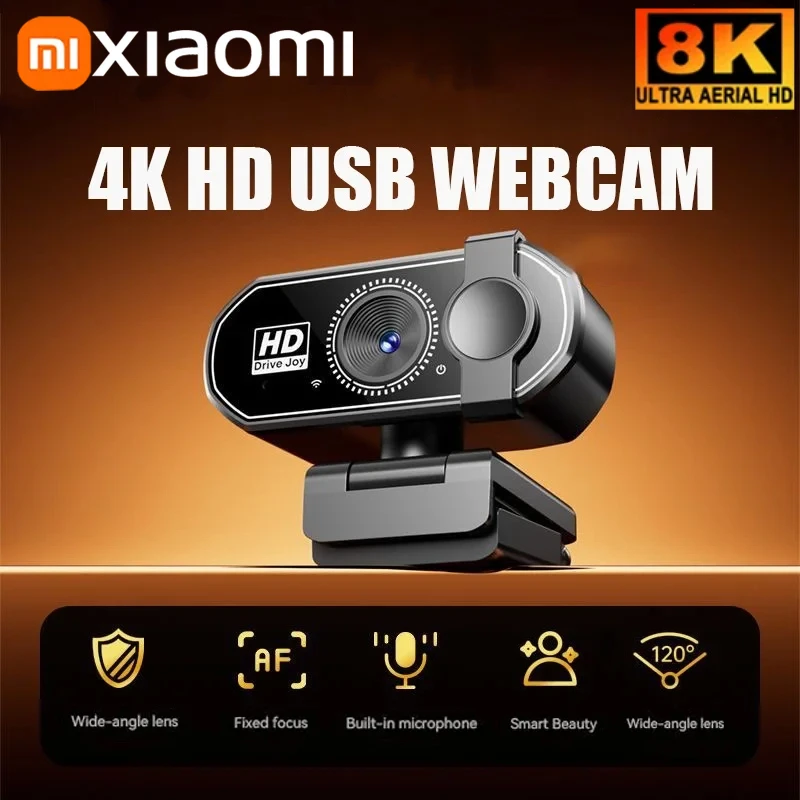 

Xiaomi Q27 4K Webcam 2K Autofocus Streaming Web Cam 1080P Full HD Video Camera With Microphone For PC Laptop For Live 2025 New