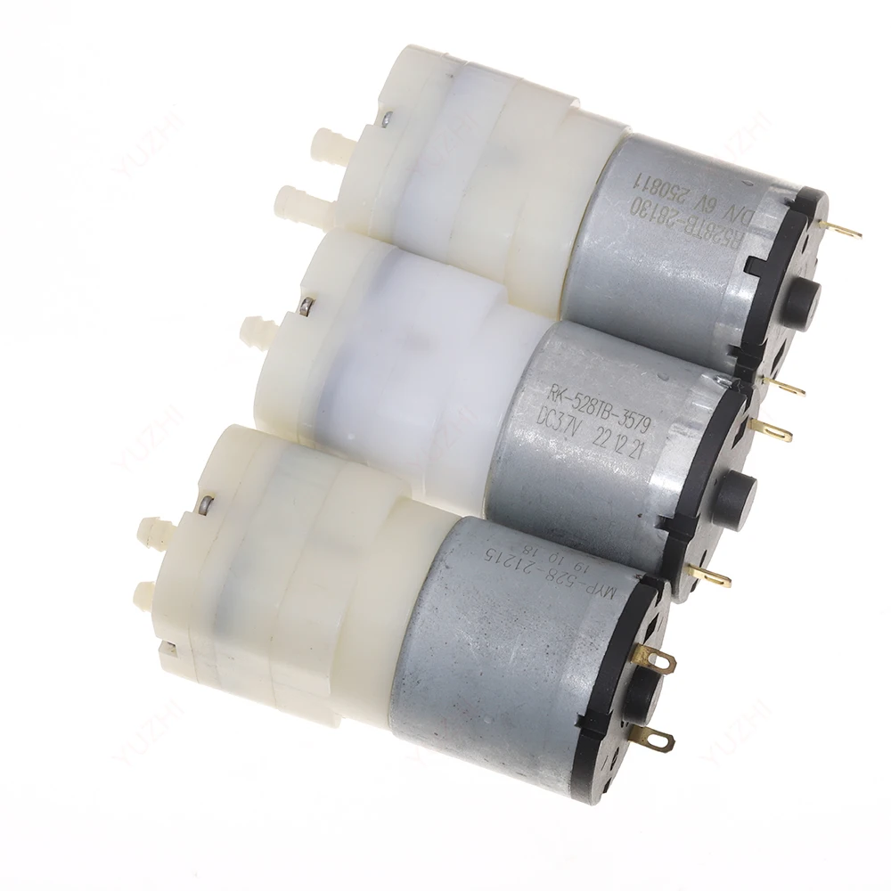 Mini 528 Motor Mute Pump DC 3V 6V 7.4V 12V Diaphragm Air Pump Large Air Flow Vacuum Pump