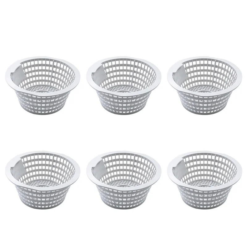 

ABMI-6Pcs 8928 Skimmer Basket For Above Ground And In Ground Swimming Pool Replacement Parts For ACM88,