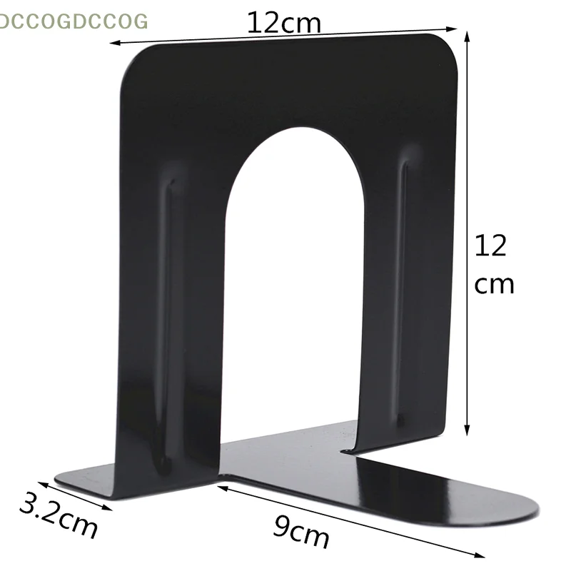 2Pcs Heavy Duty Book Clips Book Clamps Desktop Magazine Holder Book Braces Rack For School Office Supplies Metal Bookends