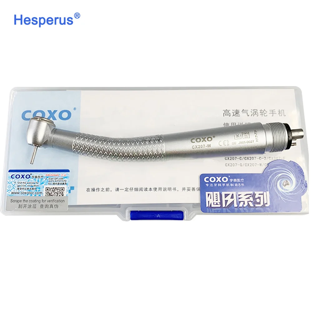 COXO CX207-W Lab Handpiece 2holes/4holes 3 Air Spray Den tal High Speed Handpiece Den tal Handpiece