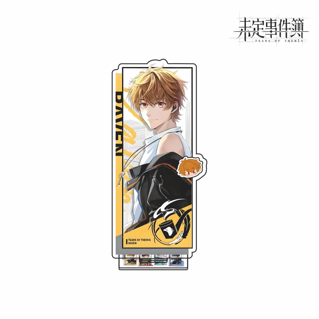 New Game Tears of Themis Luke Artem Vyn Marius Rectangular Acrylic Stand Keychain Figure Plate Desk Decoration Ornament Gifts