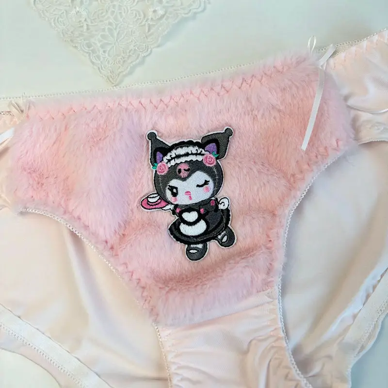 New Sanrio anime cartoon cute innovative women's Kuromi My Melody high-looking plush anime briefs girls soft underwear gift