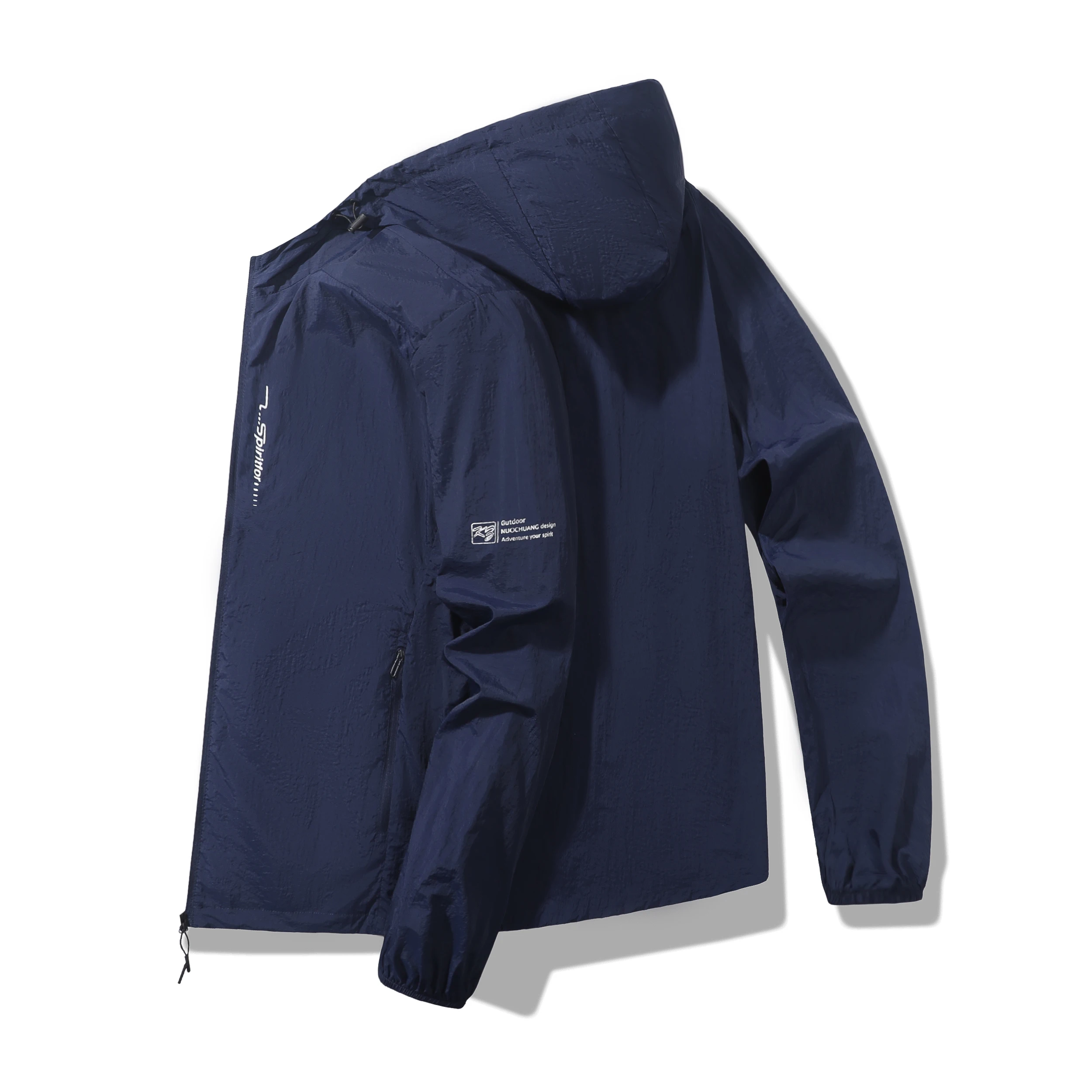 Jaqueta de sol de verão dos homens roupas de acampamento ao ar livre casaco de pele de secagem rápida esportes protetor solar ciclismo caminhadas pesca jaqueta de acampamento