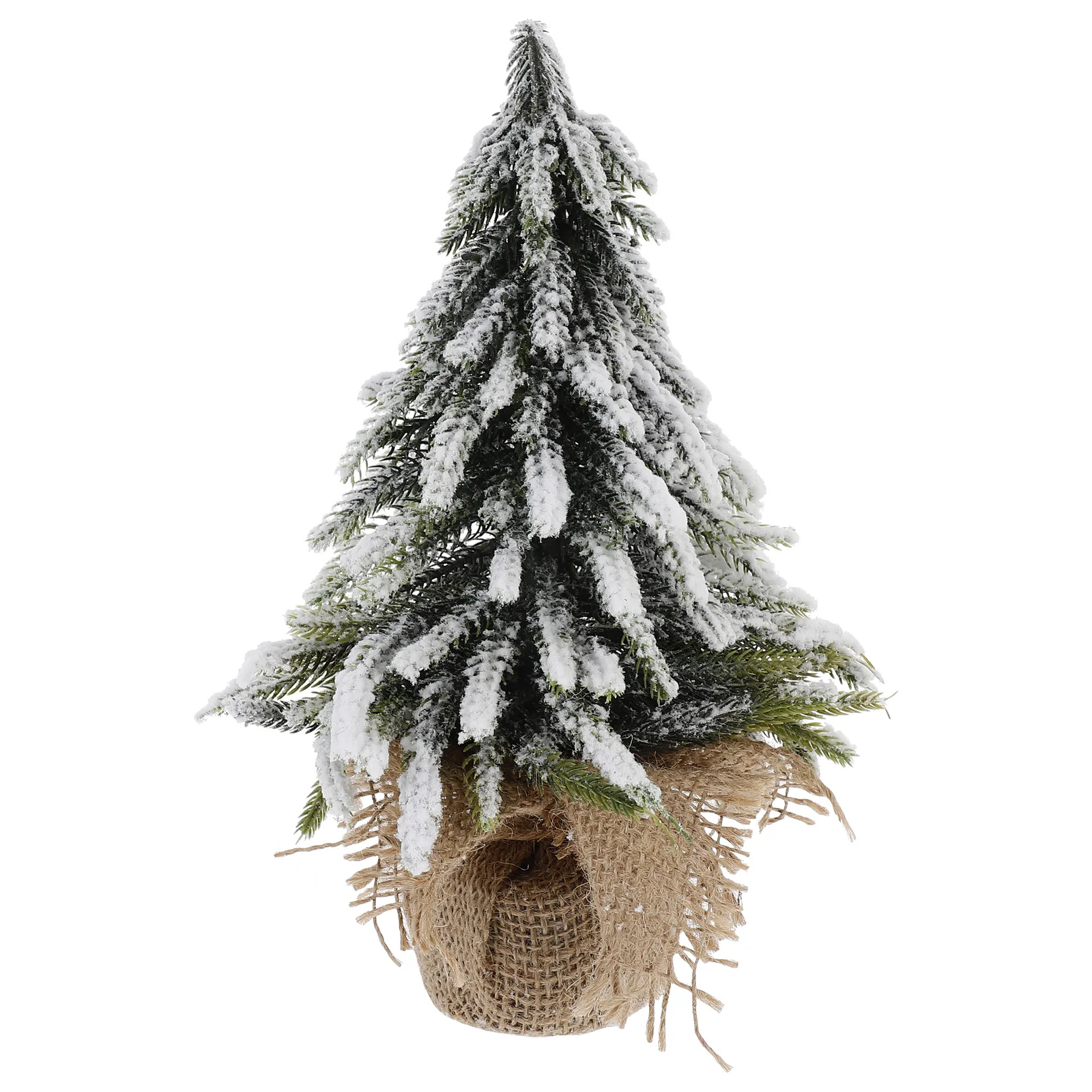 Christmas Tree Bathroom Decorations Desktop Small Ornament Party Xmas Sisal Snow Scene Trees Pe for Adornment