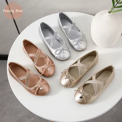Fashion Baby Girl Princess Shoes Infant Toddler Child Flat Dance Bow Shoes Soft Bottom Shoes Spring Autumn Summer Baby Shoes
