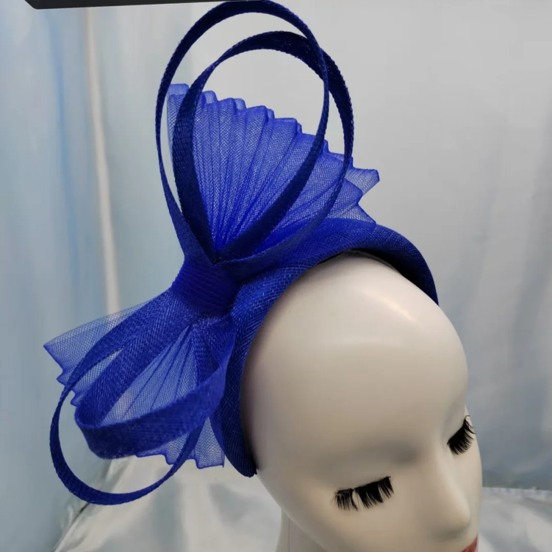 Handmade Headwear  Foral Hat For Women Church Hats Woman Party Ladies Dress Sinamay Derby Hat Wear view 4