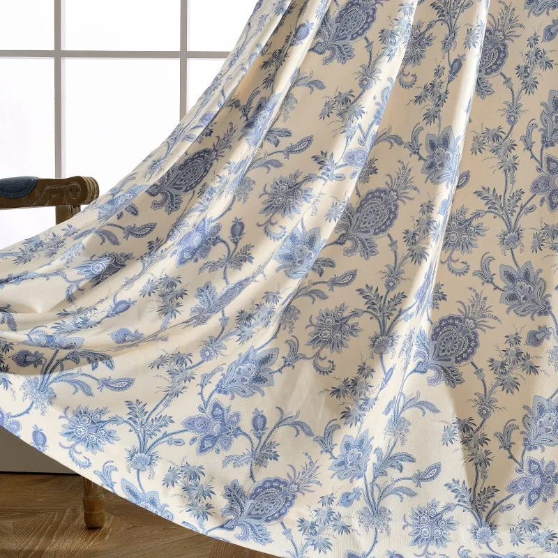 Vorhangstoff, moderne, minimalistische Vorhänge für Wohnzimmer, Esszimmer, Schlafzimmer, bedruckte Vorhänge aus Polyester-Baumwolle – Detail 4