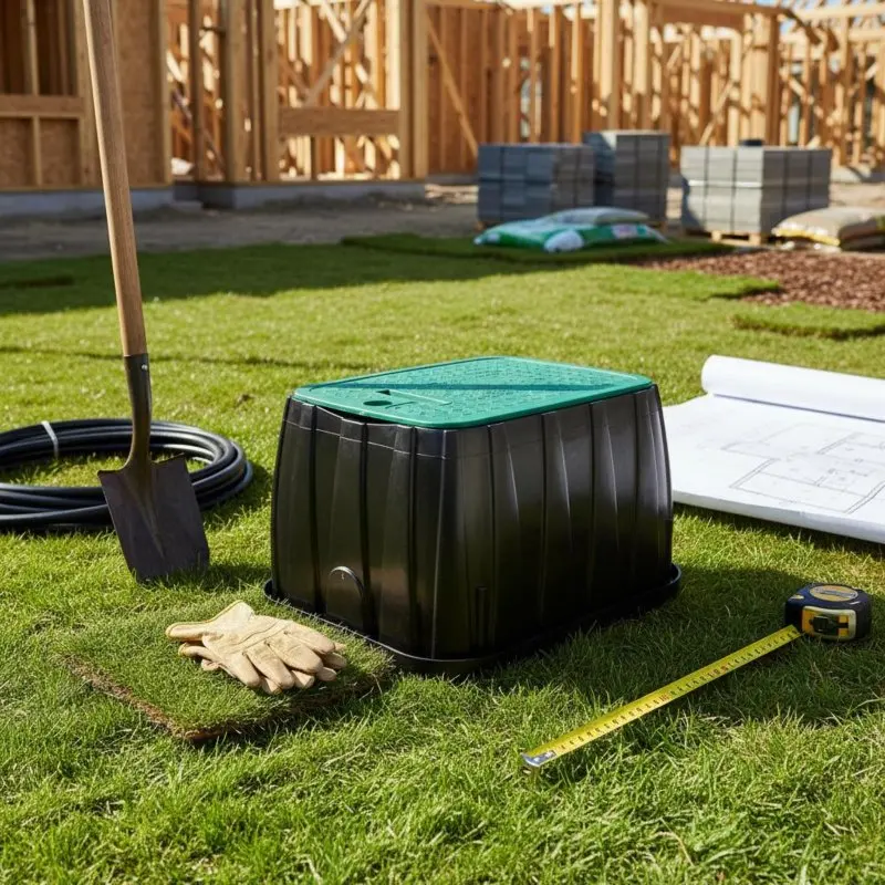 

Коробка управления подземным орошением с герметичной крышкой, крышка для подземных спринклеров, простая установка