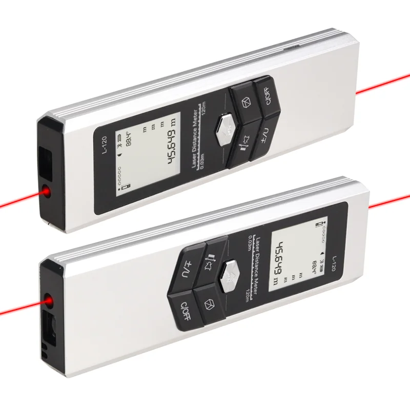 

120m Bilateral Laser Distance Meter Rechargeable Laser Rangefinder Digital Laser Distance Meter