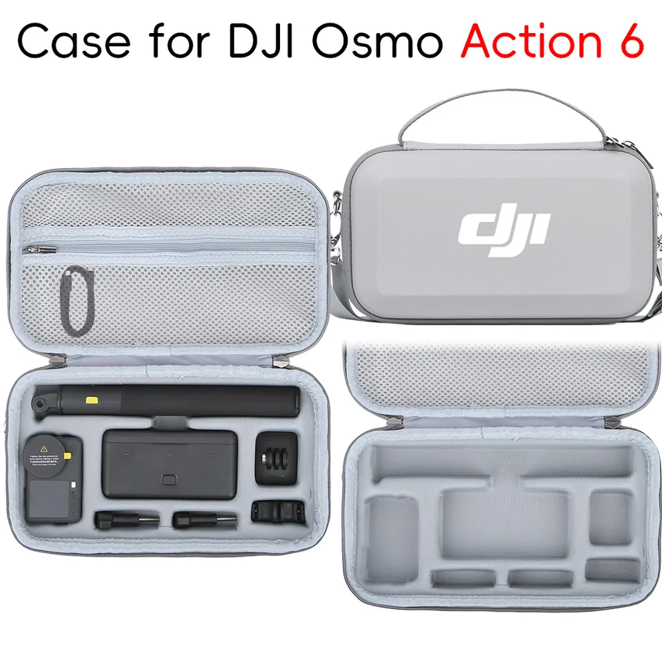 for DJI Osmo Action 6 Bag Portable Storage Box Sports Camera