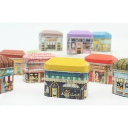 1/2/3pcs Mini Tin Metal Box Empty Jewelry Candy Storage Box Tinplate Dream House Container Small Storage Box Kids Gift