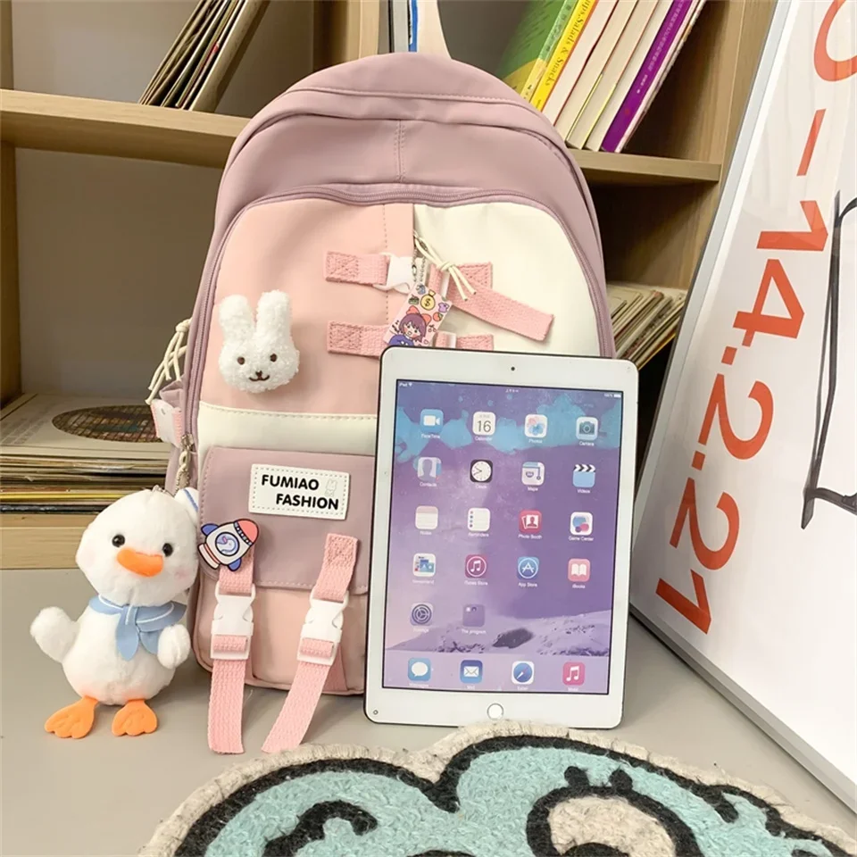 Japanese High School Girls Backpack School Bags for Teenage Girls Multi Pockets New Kawaii Backpack Women Bagpack Cute Mochila