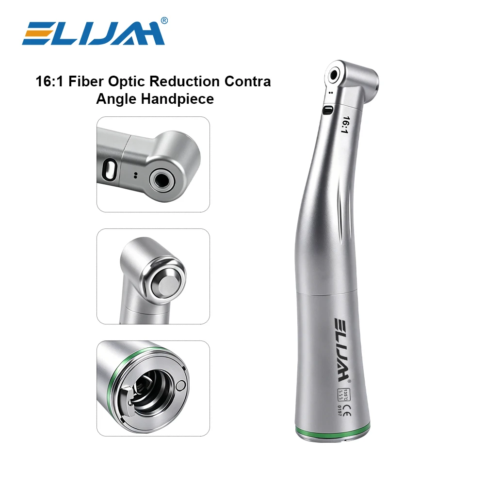 SYJH Tandheelkundige Borstelloze Elektrische Micromotor LED Micromotor Werk 1:1/1:5 Glasvezel E-Type Contra Hoek Handstuk Tandarts Gereedschap