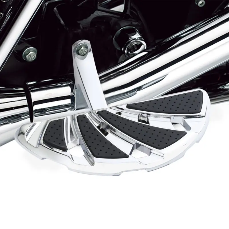 XMT Chrome Floorboard Footrest Brake Pedal Pad Fit for Harley Touring Glide 1993-up  XF2906C386-E+387E+388E