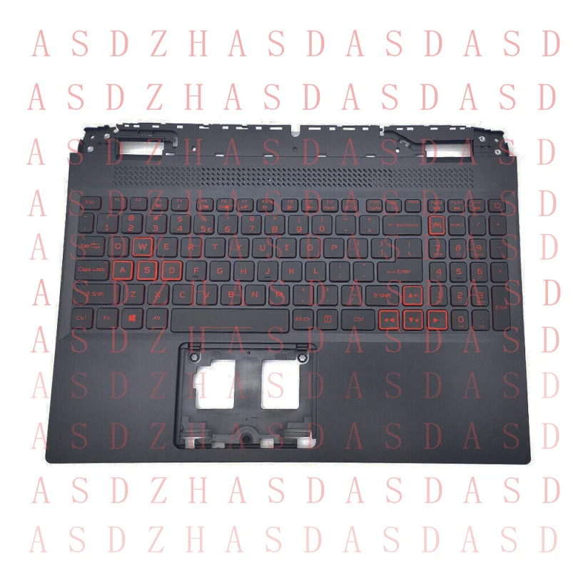 Z  New For Acer Nitro 5 AN515-58 46 Palmrest Red Keys Backlit Keyboard 6B.QFJN2.001