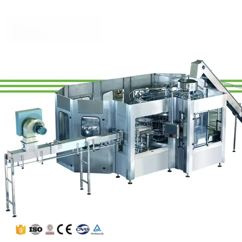 Automatic PET Bottle Soda Carbonated Water Filling and Capping Machine Custom