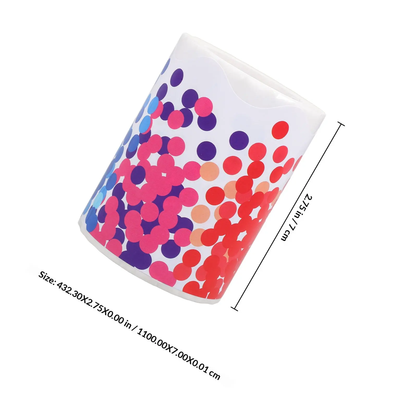 1 Roll Colorful Polka Dots Bulletin Board Border Sticker Classroom Blackboard Wall Decor Decals Bulletin Board Borders