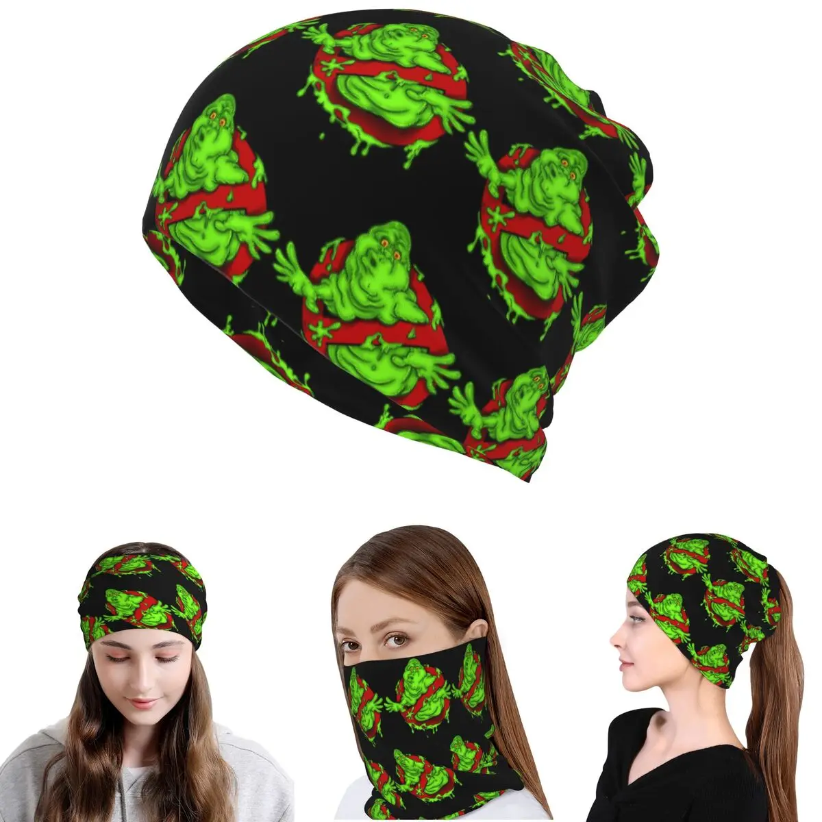 

Ghostbusters Monster Movie Ghost Busters Bandana Neck Gaiter Face Scarf Multi-use Face Mask Beanies Hat for Men Women All Season
