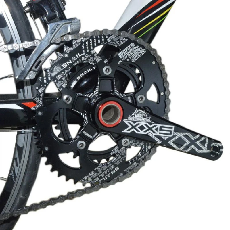 MTB Chainring 110 BCD Mountain Road Bike Chainwheel Oval Chainring 35 50T Double Bicycle Chainwheel 11 Speed Crankset Bike Parts