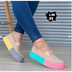 Women's Flats Summer Fashion Light Platform Casual Shoes for Women Shallow Slip on Ladies Walking Shoes Women's Foorwear