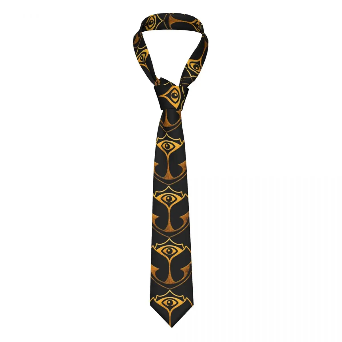 Custom Tomorrowland Ties Men Classic Silk Belgian Electronic Dance Music Necktie for Wedding