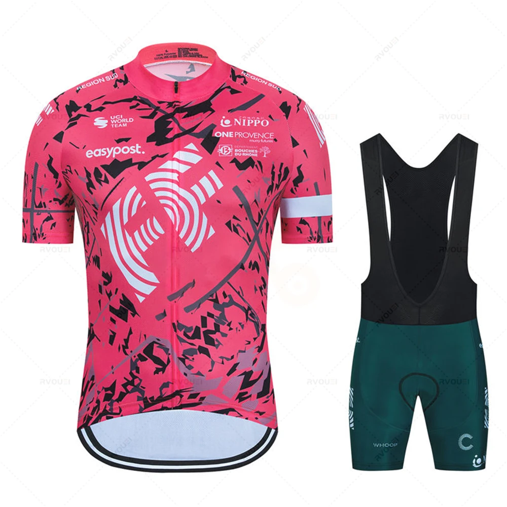 Summer Cycling Clothing 2023 New Team Ropa Ciclismo Hombre Short Sleeve Cycling Jersey Set Mtb Bike Man Uniforme Maillot Bicycle