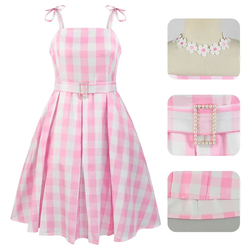 Movie Barbiee Cosplay Costume Halloween Princess Dress Delancy Princess Outfit Women School Uniform Top Skirts Carnival Party