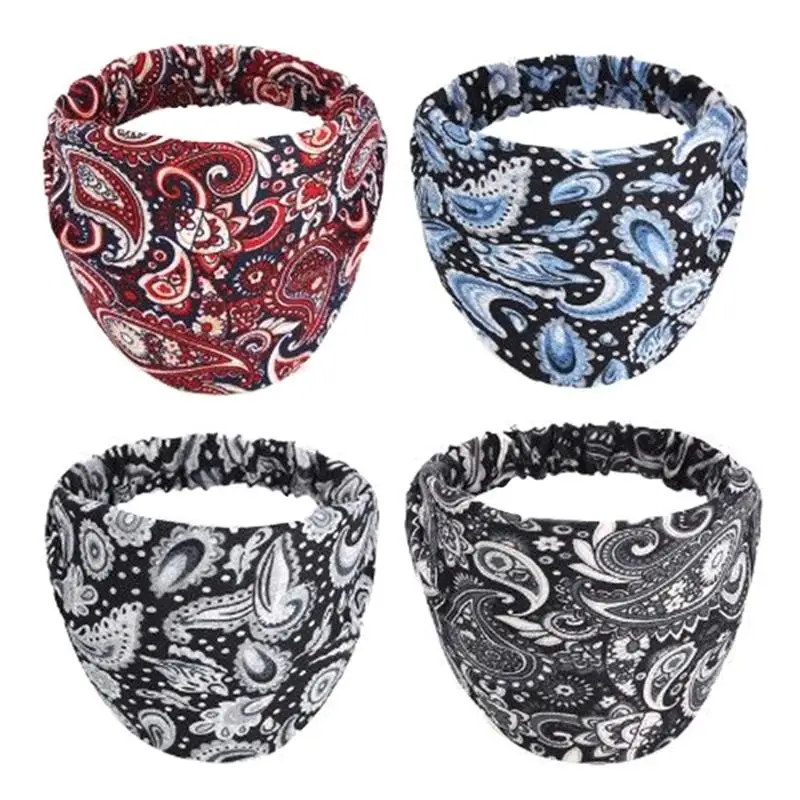 

39BB шарф-хиджаб с цветочной вышивкой, зимняя теплая повязка на голову, дышащая ткань, легкий эластичный дизайн для ношения и