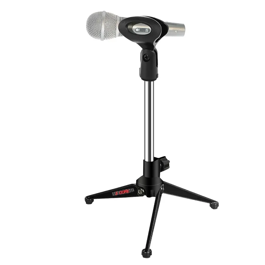 

5Core Desktop Mic Stand Tripod Universal Desk Microphone Holder Table Top Stands
