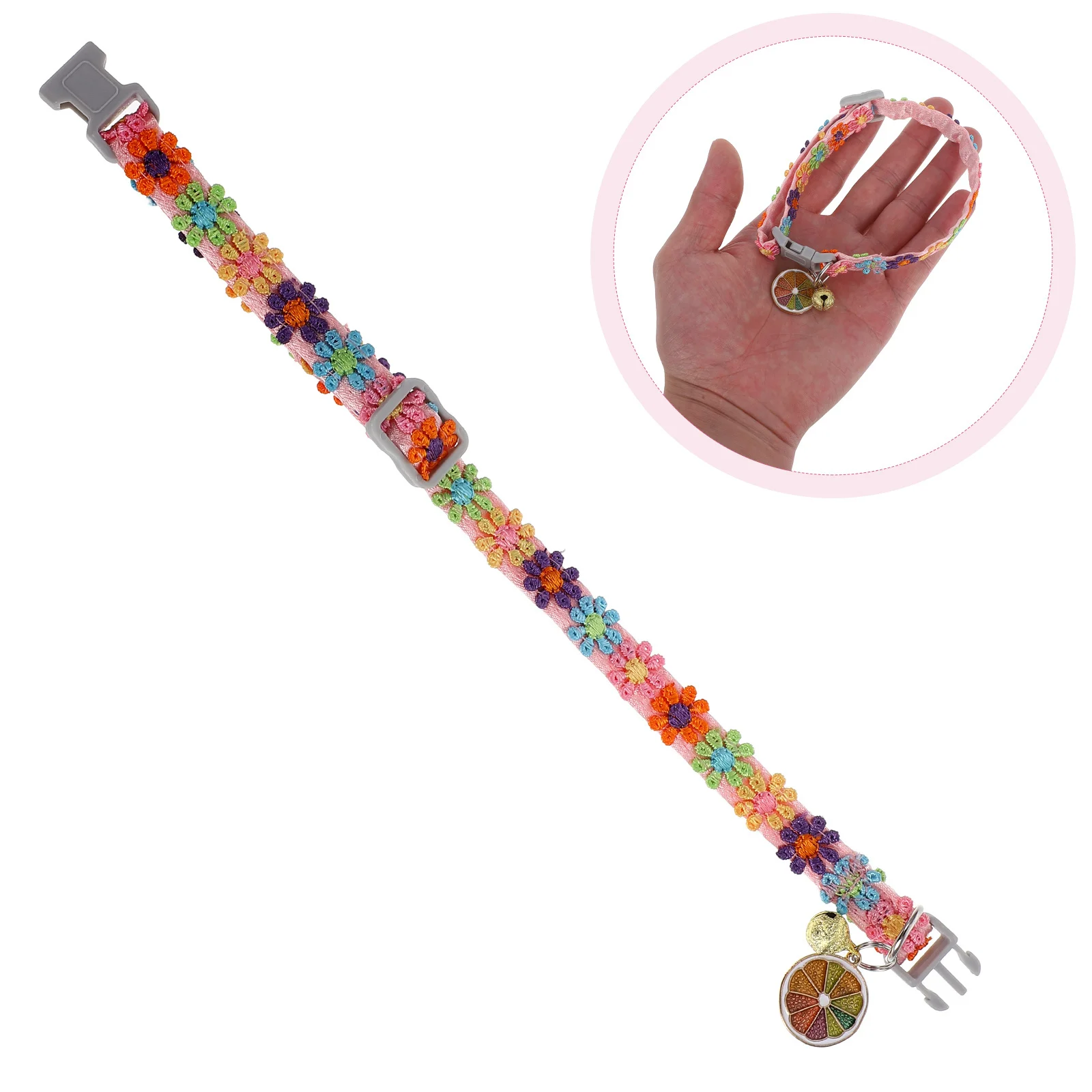 

1pcs Lace Flower Pet Collar Adjustable Colorful Comfortable For Cat Kitten Puppy Decorative Lightweight Easy Clean Daily Wear