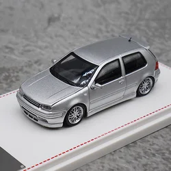 FH 1:64 Scale Diecast Alloy MK4 VW Golf Toys Cars Model Engine Open Cover Classic Adult Collectible Souvenir Gift Static Display