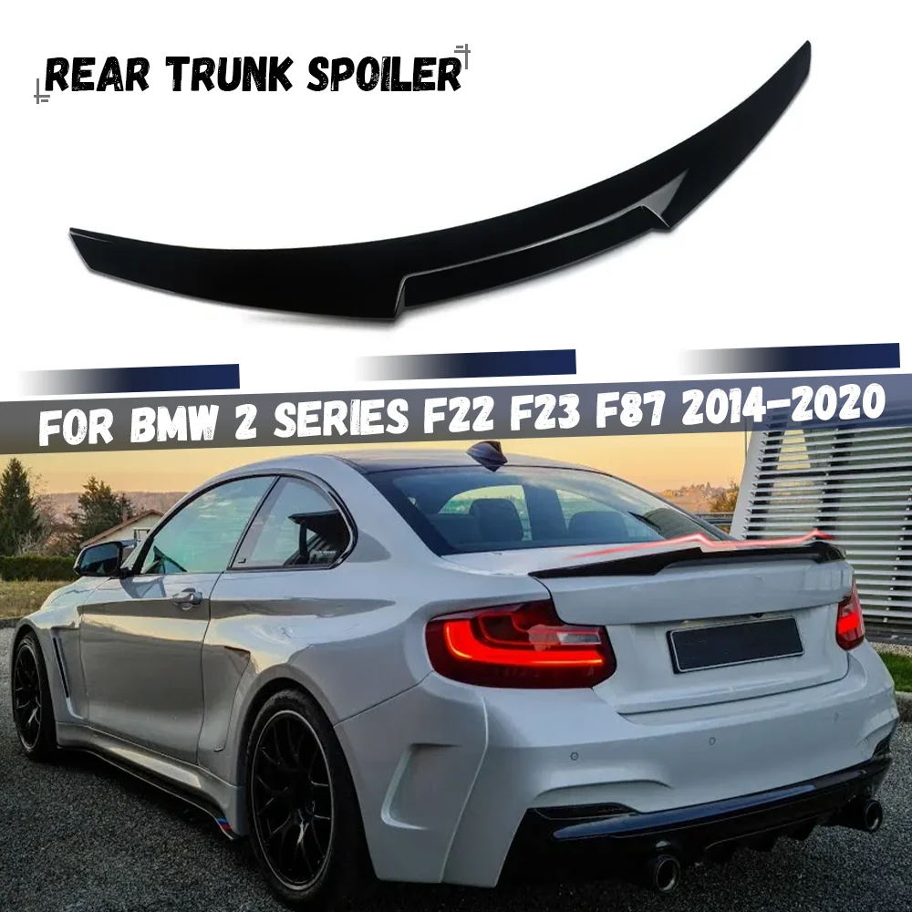 

Задний спойлер багажника на крышу для BMW 2 серии F22 F23 F87 M2 218i 220i M235i 2014-2020, автомобильный задний багажник, багажник, спойлер, крыло