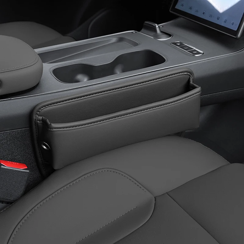 For Audi A3 8L 8V 8P S3 RS3 A4 B6 B7 B8 S4 A5 S5 RS5 A6 C5 C6 C7 S6 RS6 Car Seat Crevice Storage Box Bag Built-in Pocket Cover