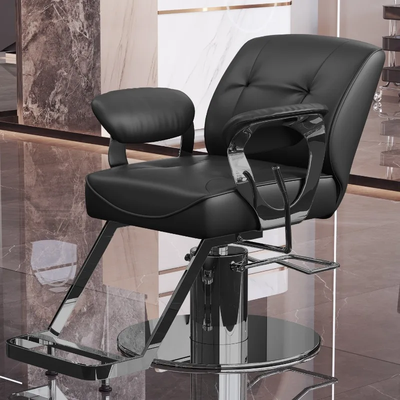 Hairdresser Luxury Barber Chair Recliner Facial Vintage Barber Chair Salon Furniture Beauty Makeup Chaise Barber Salon Furniture