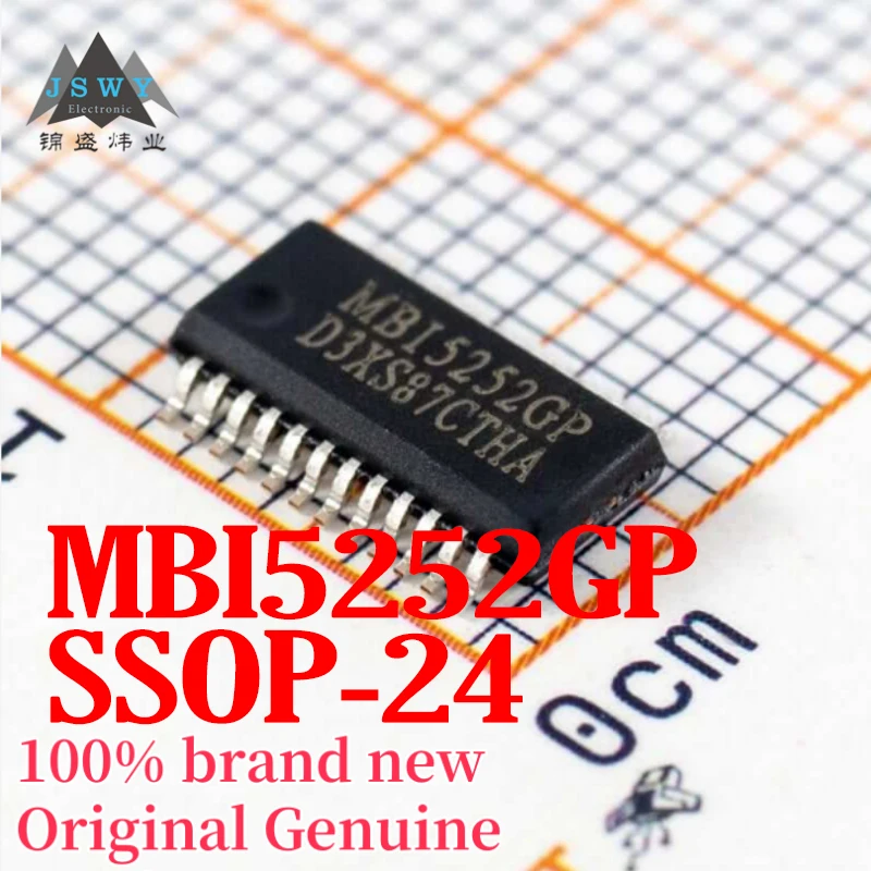 

(10/50pcs) MBI5252GP MBI5252 SSOP-24 Driver Chip Genuine Original Product Free Shipping