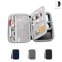 Organisateur d'accessoires électroniques de voyage de grande capacité, sac de rangement Portable pour câble de disque dur de tablette, Airbag EVA Duricrust 2