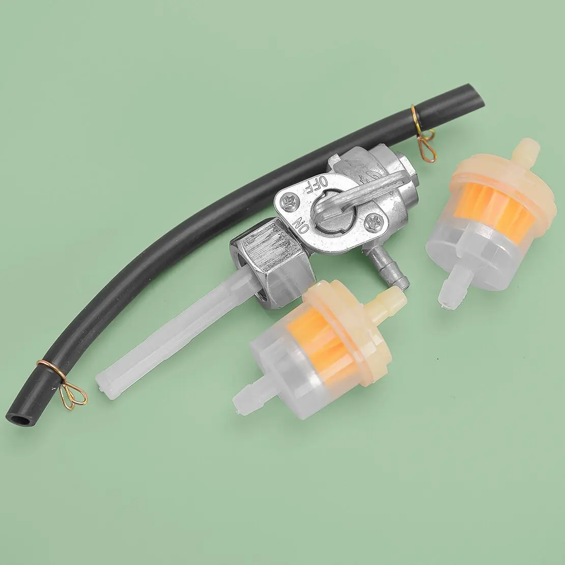 3456159 Fuel Shutoff Valve Petcock Switch Filter 16950-ZB4-015 Fit for Honda GP5000 GP5500 GP6000E GP6500 GP6500E