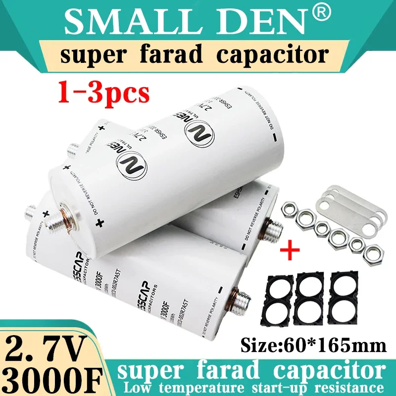 New A-Class Super Capacitors CDA CNP300 P270 2.7V 3000F Ultracapacitor Charger CNP300 P270 Capacitor 2.7V 3000F Super Capacitor