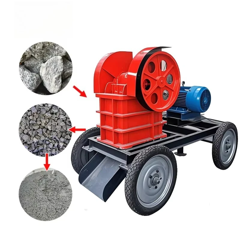 

Rongde 150*250 Jaw Crusher 5t/h Small Stone Crusher Machine