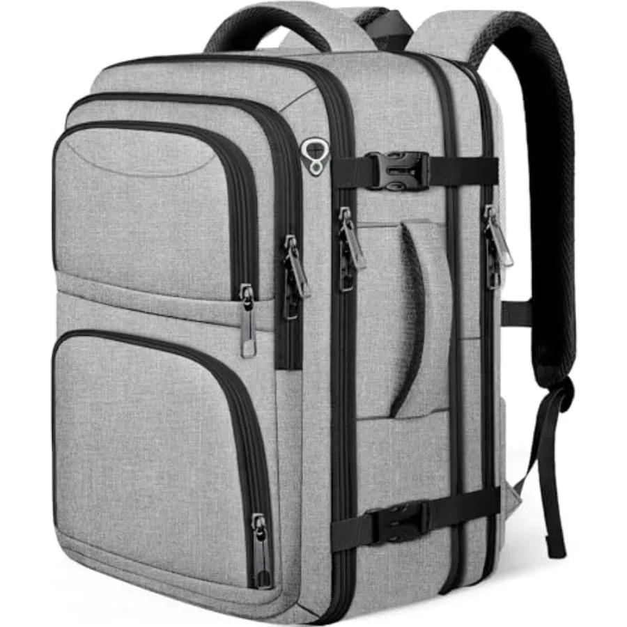 

Travel Backpack for Men Expanable Carry on Backpack TSA 17.3 inch Laptop Bag Flight Approved Lightweight Business Luggage Bag T