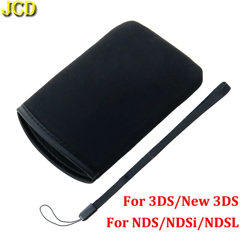 

JCD Soft Cloth Protective Travel Carrying Storage Bag Pouch Case + Wrist Strap For New 3DS NDS Lite NDSL NDSi Protector Cover