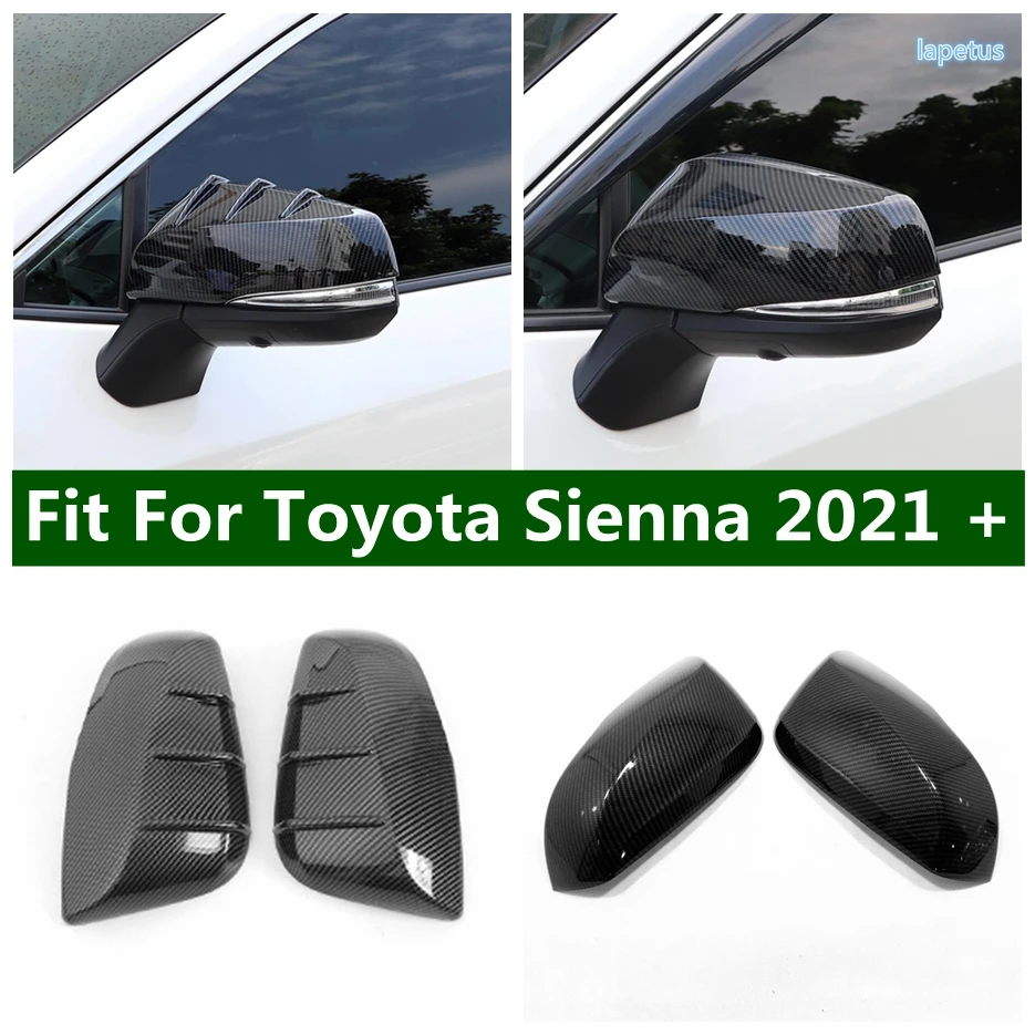 

Car Side Door Rear View Rearview Mirror Cap Decoration Stickers Cover Trim Chrome For Toyota Sienna 2021 - 2023 Accessories