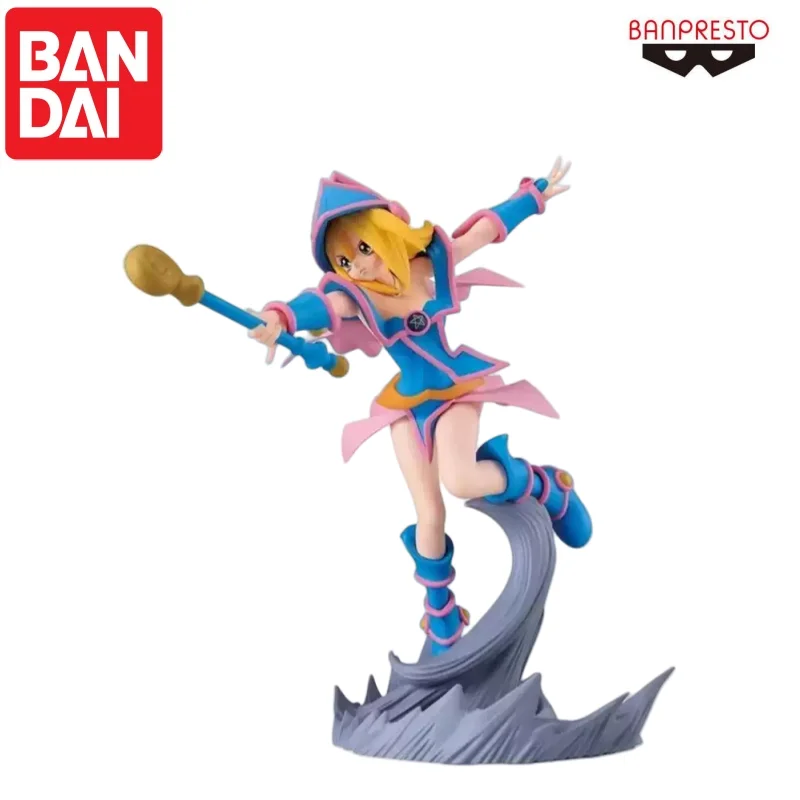 

In Stock Original Bandai Banpresto Senkouzekkei Yu-Gi-Oh Dank Magician Girl Yami Yugi Figure Anime Model Genuine Boxed Toys Wy