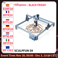 SCULPFUN S9 5.5W Laser Engraver 0.06mm Ultra-Fine Compressed Spot Diode Laser 0.08mm High Precision Engraving Area 410*420mm