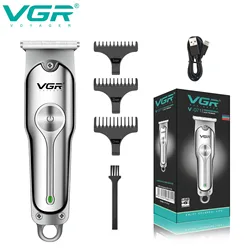VGR Hair Trimmer Professional Hair Clipper Wireless Beard Hair Cutting Machine Rechargeable Electric Face Trimer for Men V-071