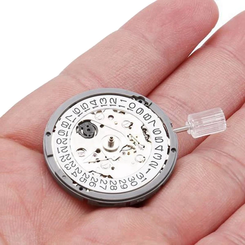 2X NH35A NH35 Movement High Accuracy Mechanical Watch Movement Date At 3 Datewheel 24 Jewels Automatic Self-Winding