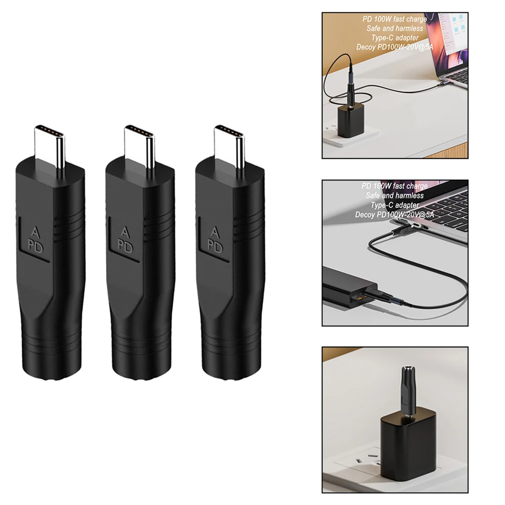 3PCS 100W DC Power Cable Adapter For Starlink Mini Reliable Type-C Connection DC Female To Type-C Male Accessories